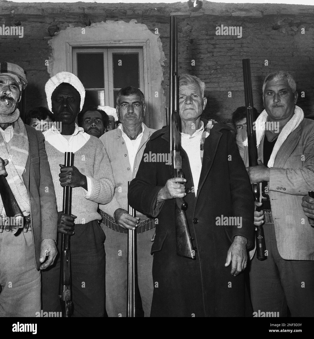 Turkish Cypriots Armed With Double Barreled Shotguns In Nicosia On Dec 
