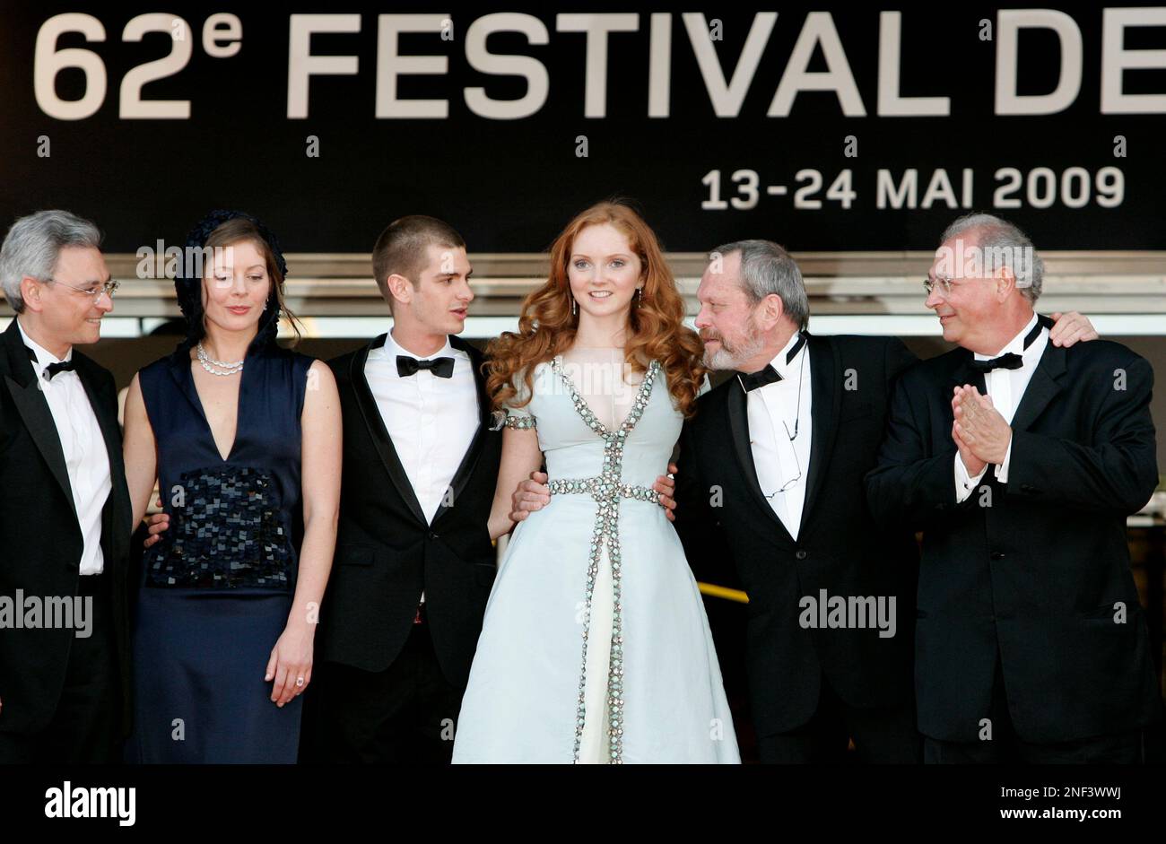 From right, Moroccan producer Samuel Hadida, British director Terry