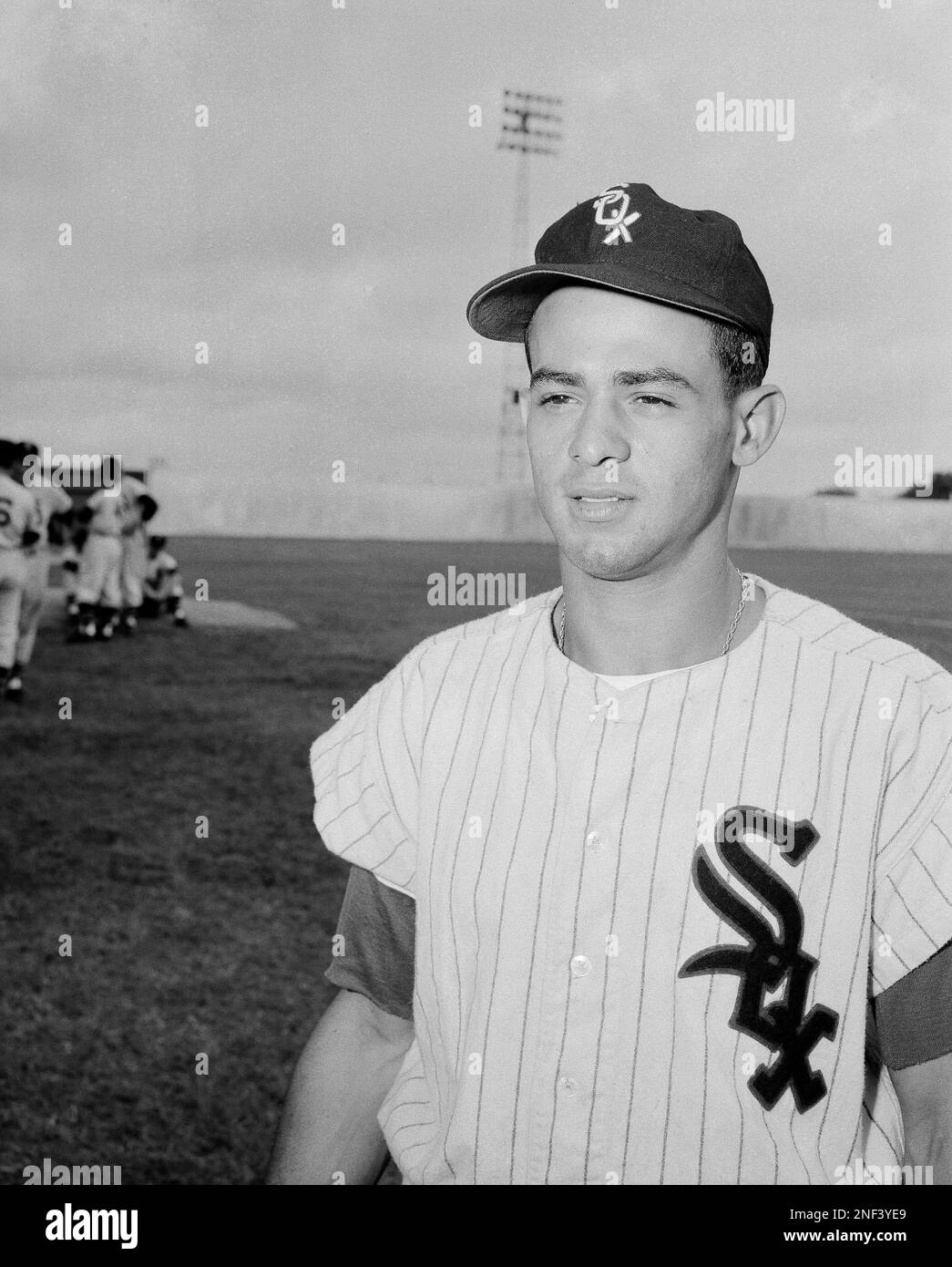 Chicago White Sox's Luis Aparicio in Tampa, Fla.,March 1956. (AP  Photo/Preston Stroup Stock Photo - Alamy
