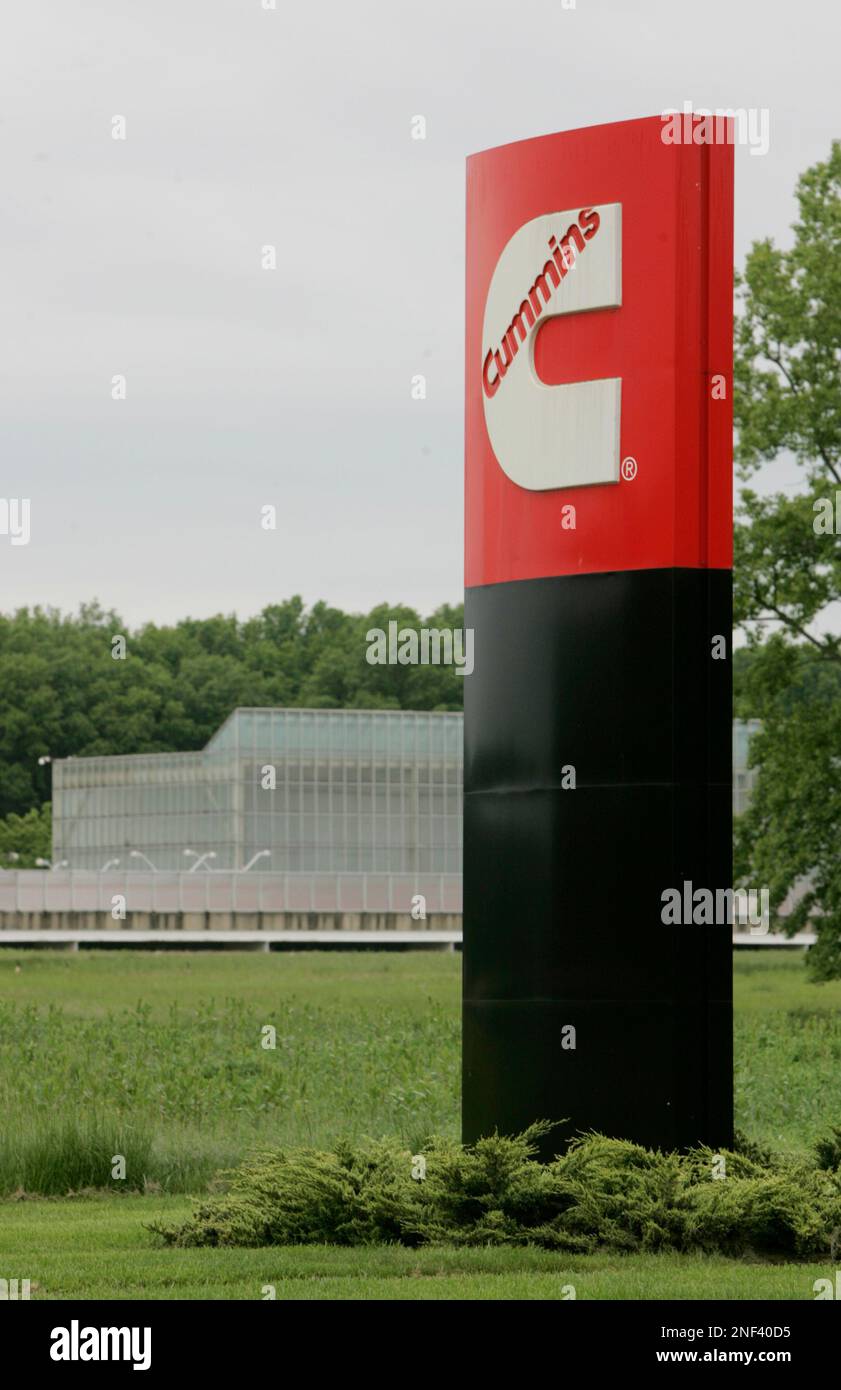 Cummins Inc. Columbus MidRange Engine Plant is pictured in Columbus, Ind.,  May 15, 2009. The plant, which makes diesel engines for Dodge Ram pickup  trucks, stopped production earlier in the week and