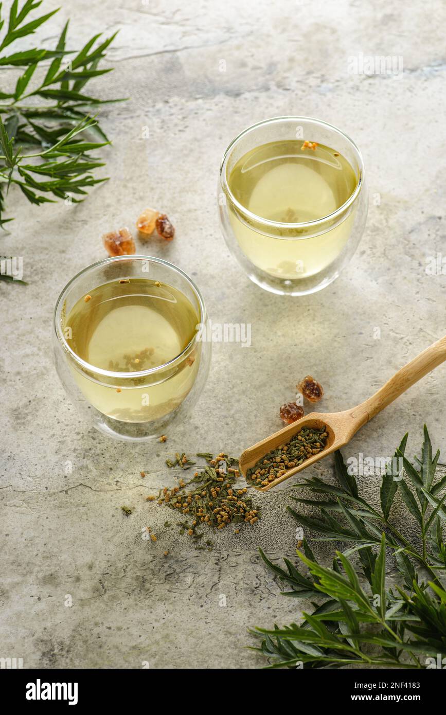 Japanese genmai cha hi-res stock photography and images - Alamy