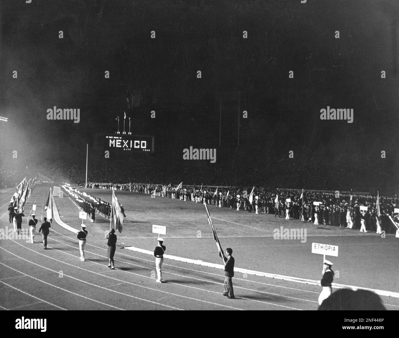 National colors of participating nations in the 1964 Summer Olympics