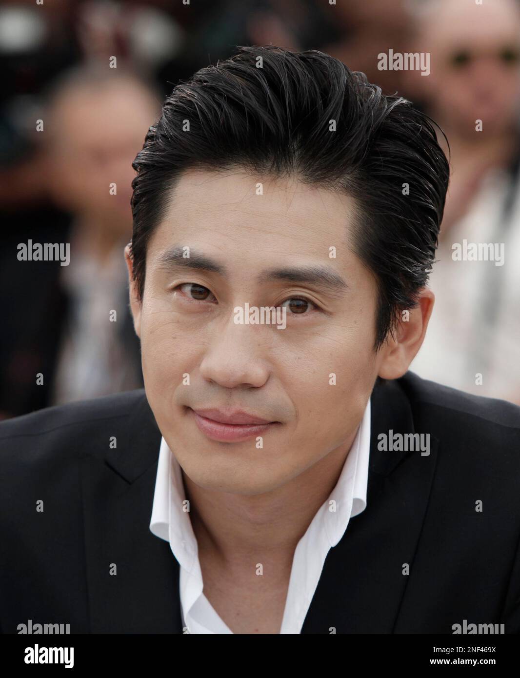 South Korean actor Shin Ha-Kyun poses during a photo call for the film