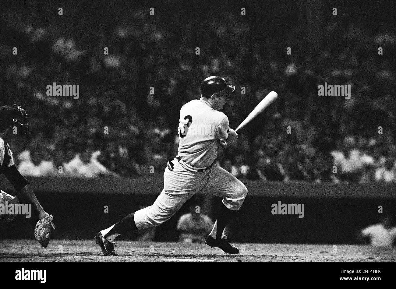 Harmon Killebrew of the Minnesota Twins is shown at bat in game against the  Yankees at New York's Yankee Stadium, May 19, 1964. (AP Photo/Marty  Lederlander Stock Photo - Alamy