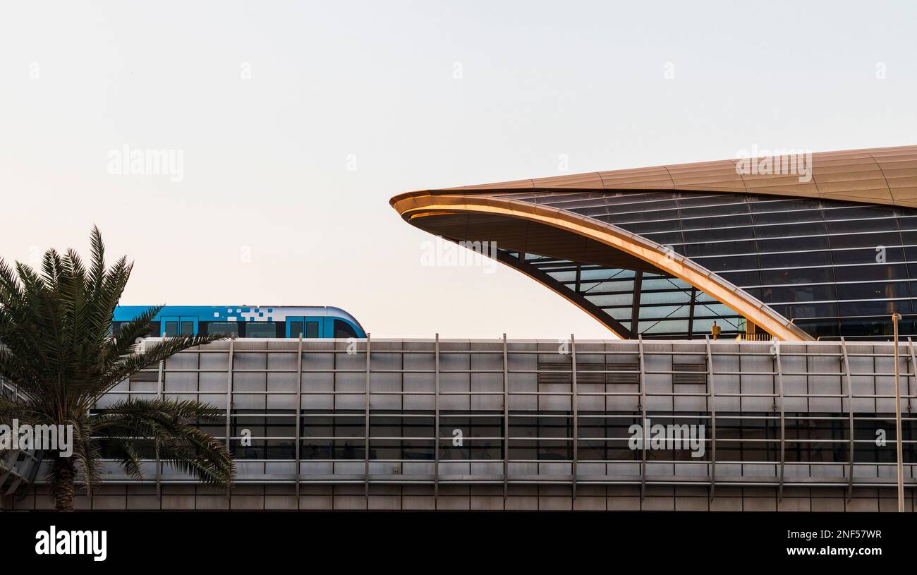 Dubai, UAE 12.21.2022 Shot of a Mall of the Emirates Metro station Stock Photo Alamy