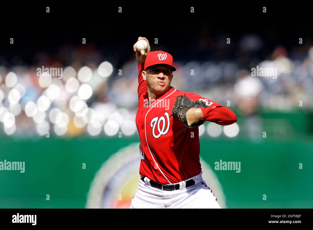 Pitcher Julian Tavarez of the Florida Marlins listens to catcher