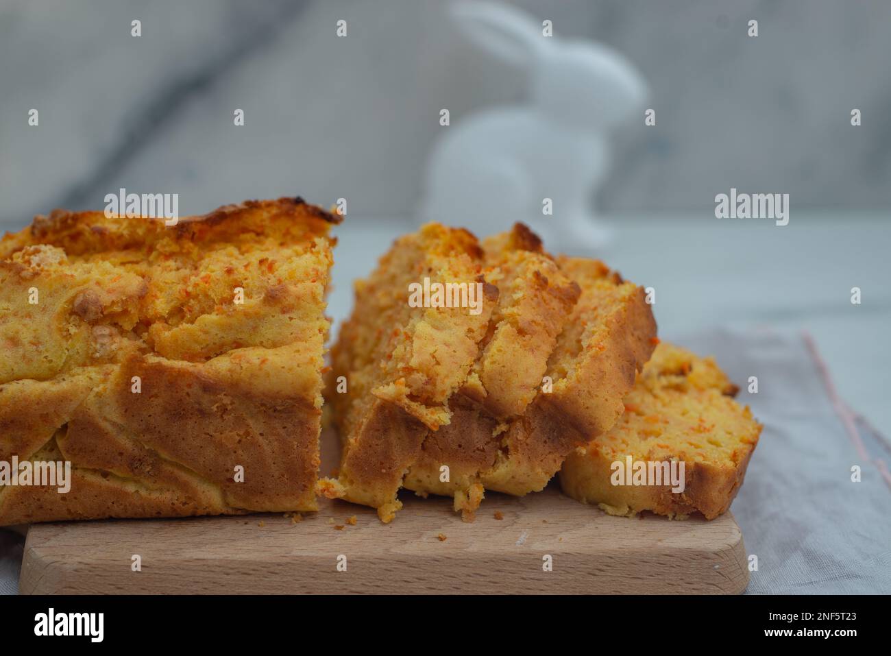carrot easter pound cake Stock Photo