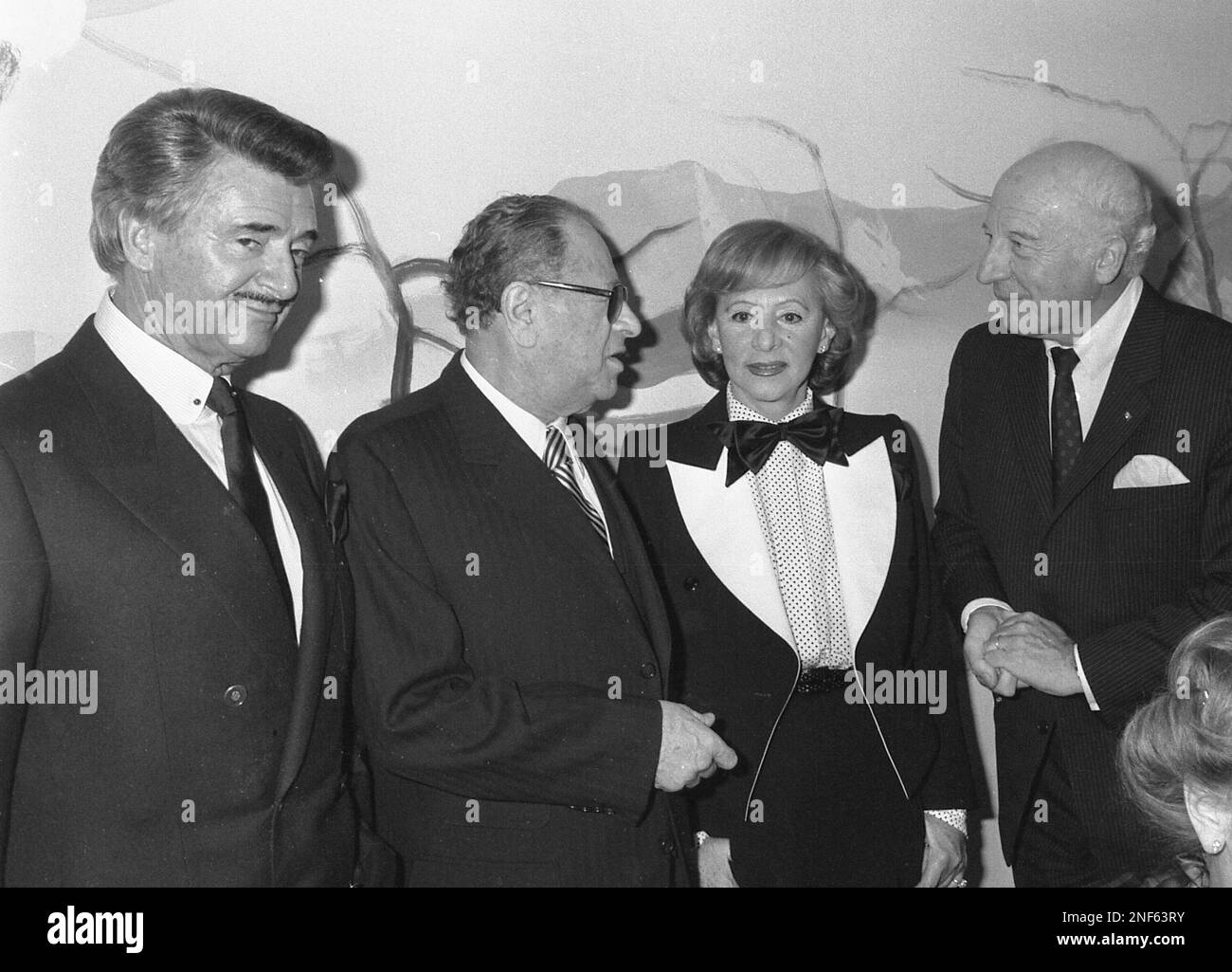 Hungarian born Josef von Ferenczy, left, founder and chief of the ...