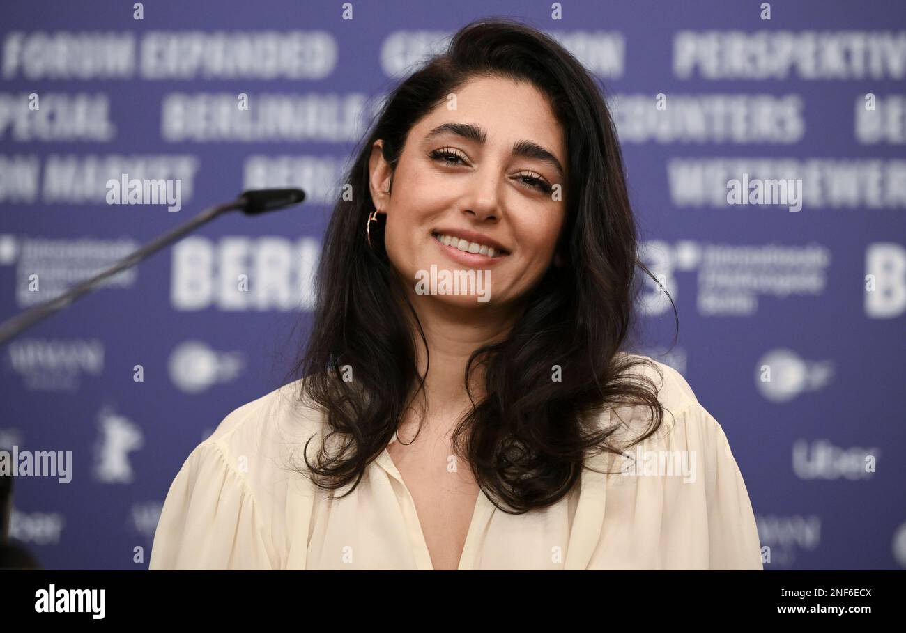 Berlin, Germany. 16th Feb, 2023. Actress Golshifteh Farahani (Iran) at