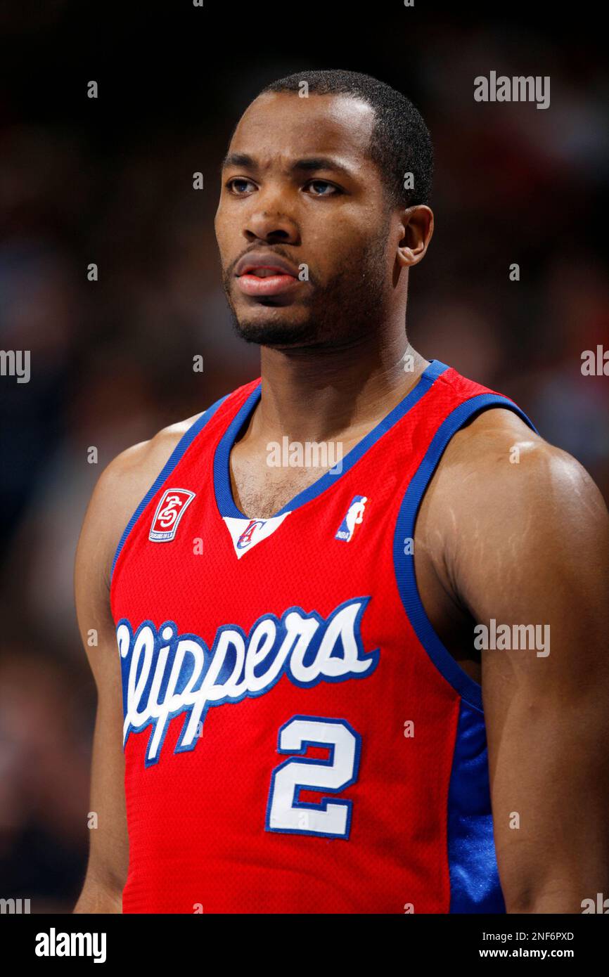 Los Angeles Clippers guard Fred Jones looks on against the Denver