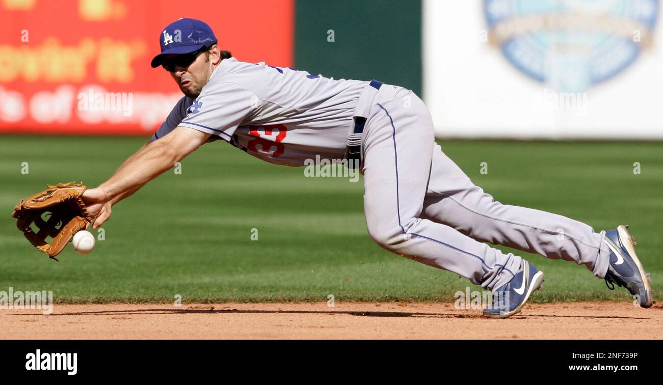 GLENDALE, AZ - FEBRUARY 20: Los Angeles Dodgers pitcher Blake Treinen (49)  poses for a portrait during photo day on Thursday, Feb, 20 at Camelback  Ranch in Glendale, Ariz. (Photo by Ric