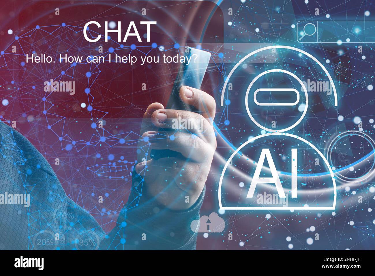 Artificial intelligence making possible new computer technologies and businesses Stock Photo Alamy