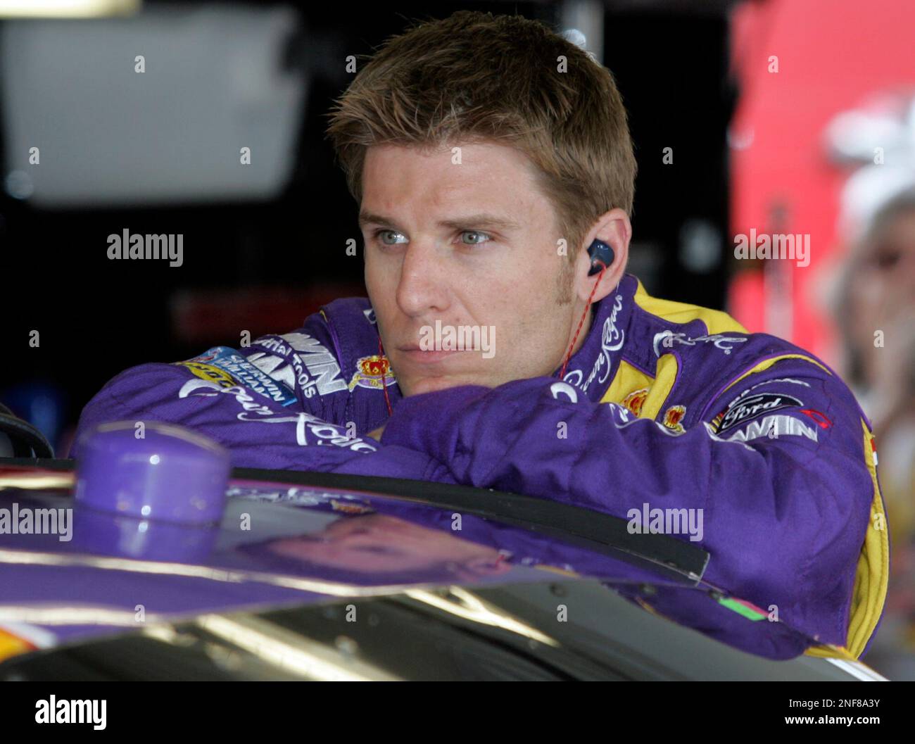 Jamie McMurray is shown during practice for Sunday's Daytona 500 NASCAR ...