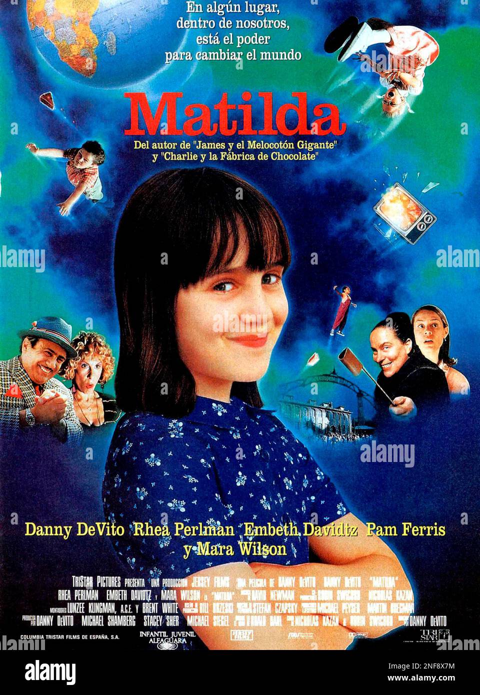 MARA WILSON in MATILDA (1996), directed by DANNY DEVITO. Credit TRISTAR PICTURES / Album Stock