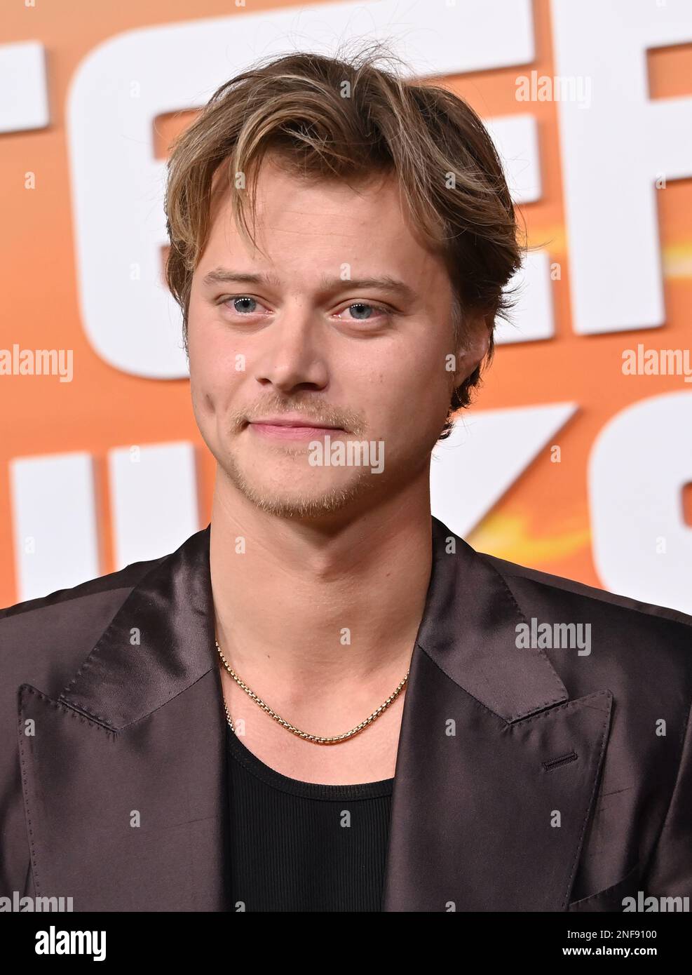 Los Angeles, US, February 16, 2023, Rudy Pankow arriving at Netflix’s