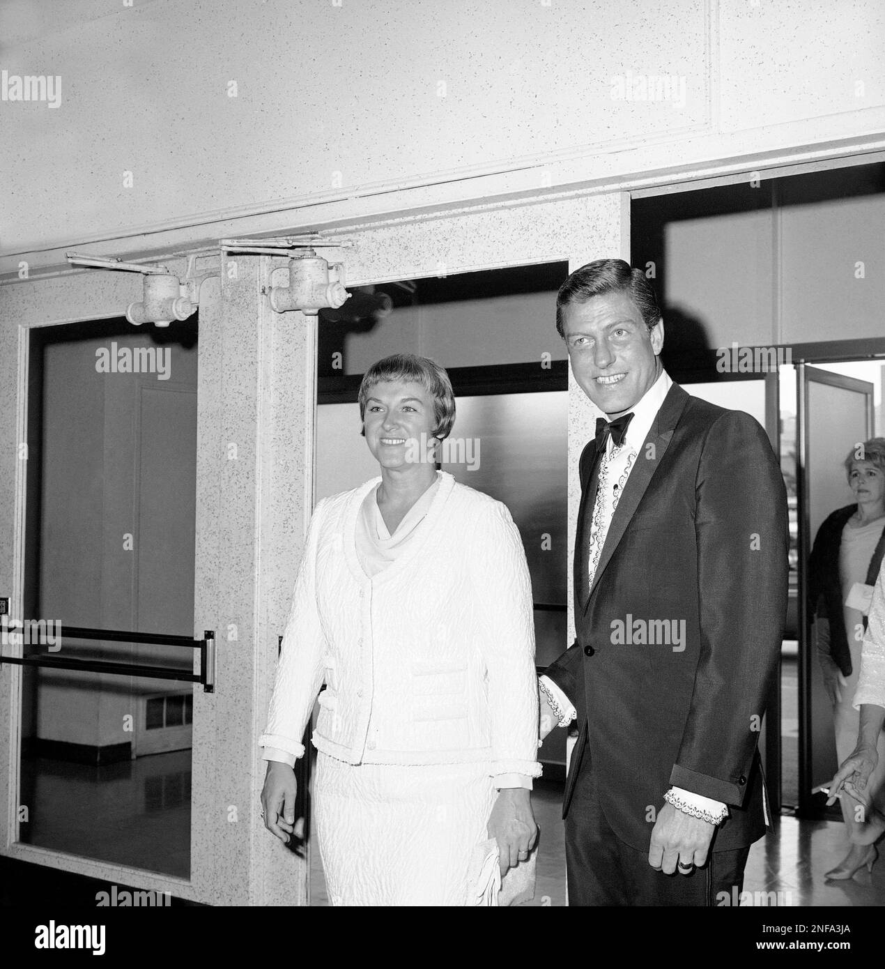 Actor Dick Van Dyke, Right, And Wife Margie Smile As They Arrive For ...