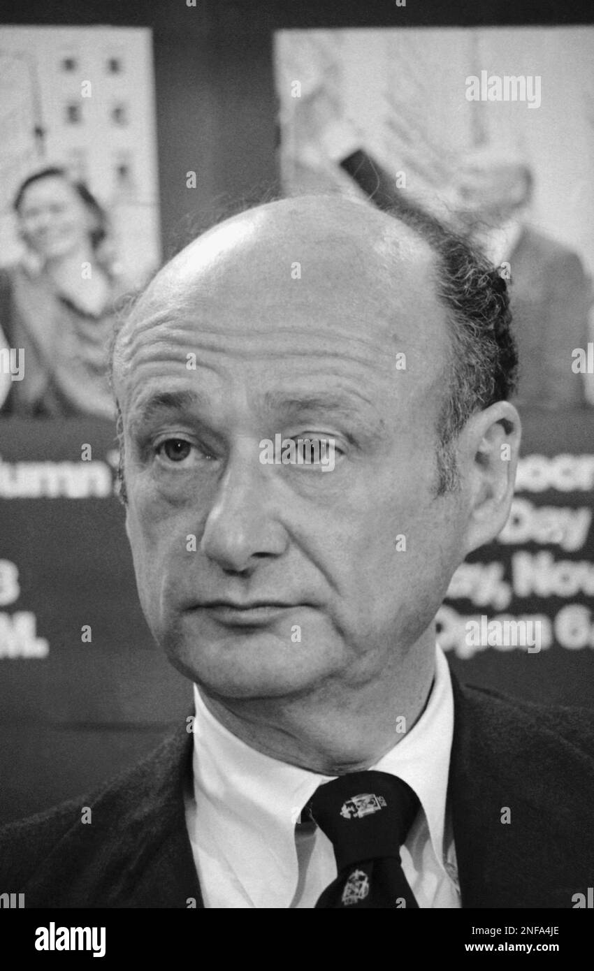 New York City Mayorelect Edward I. Koch is interviewed in New York