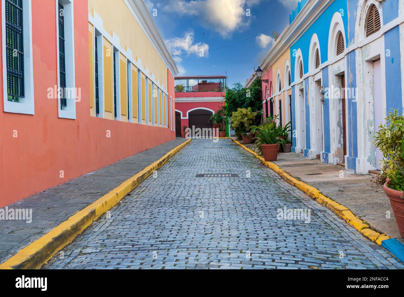 Old San Juan Street Puerto Rico USA Stock Photo - Alamy