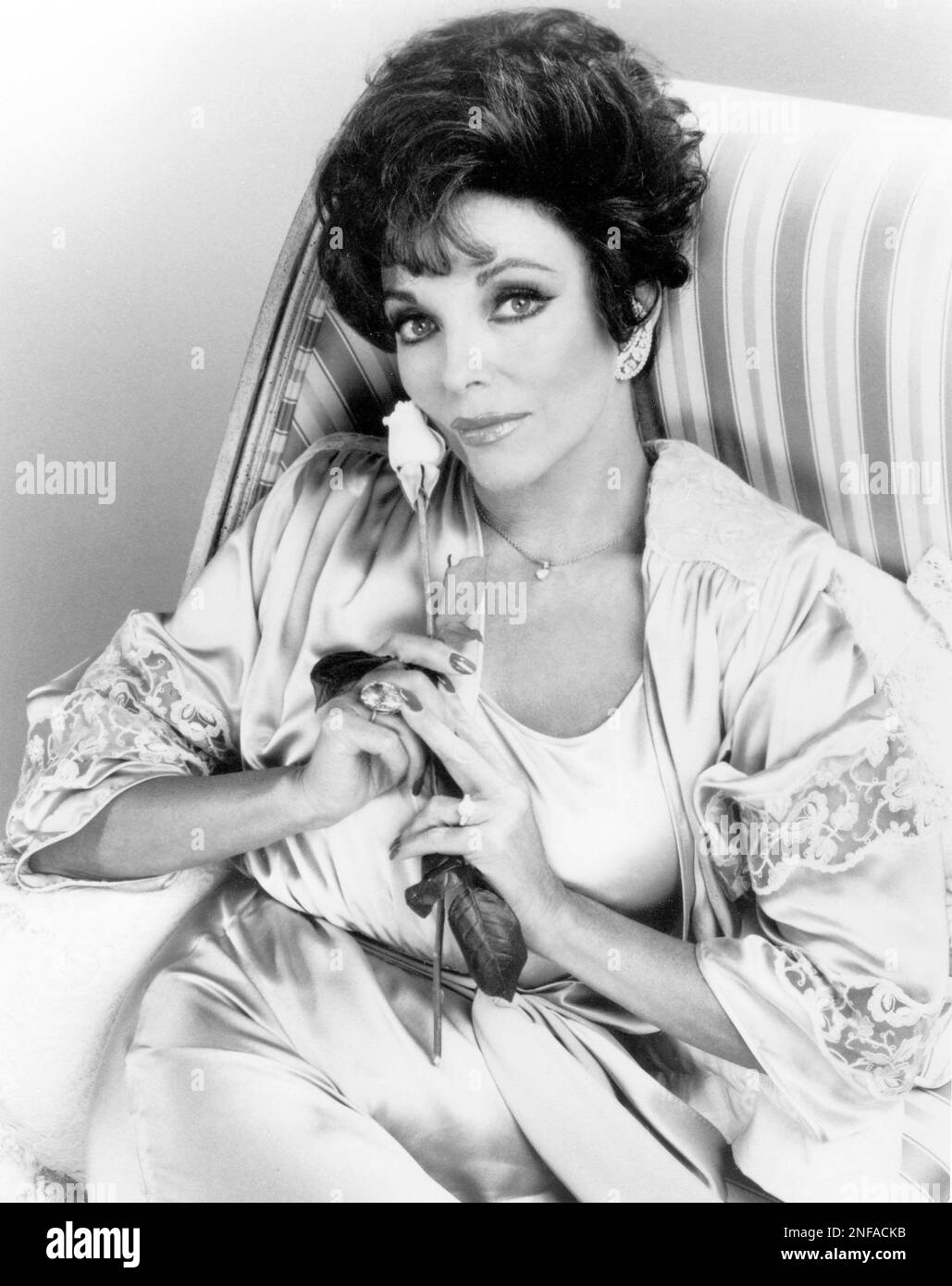 JOAN COLLINS in SINS (1986), directed by DOUGLAS HICKOX. Credit: NEW WORLD TELEVISION / Album Stock Photo