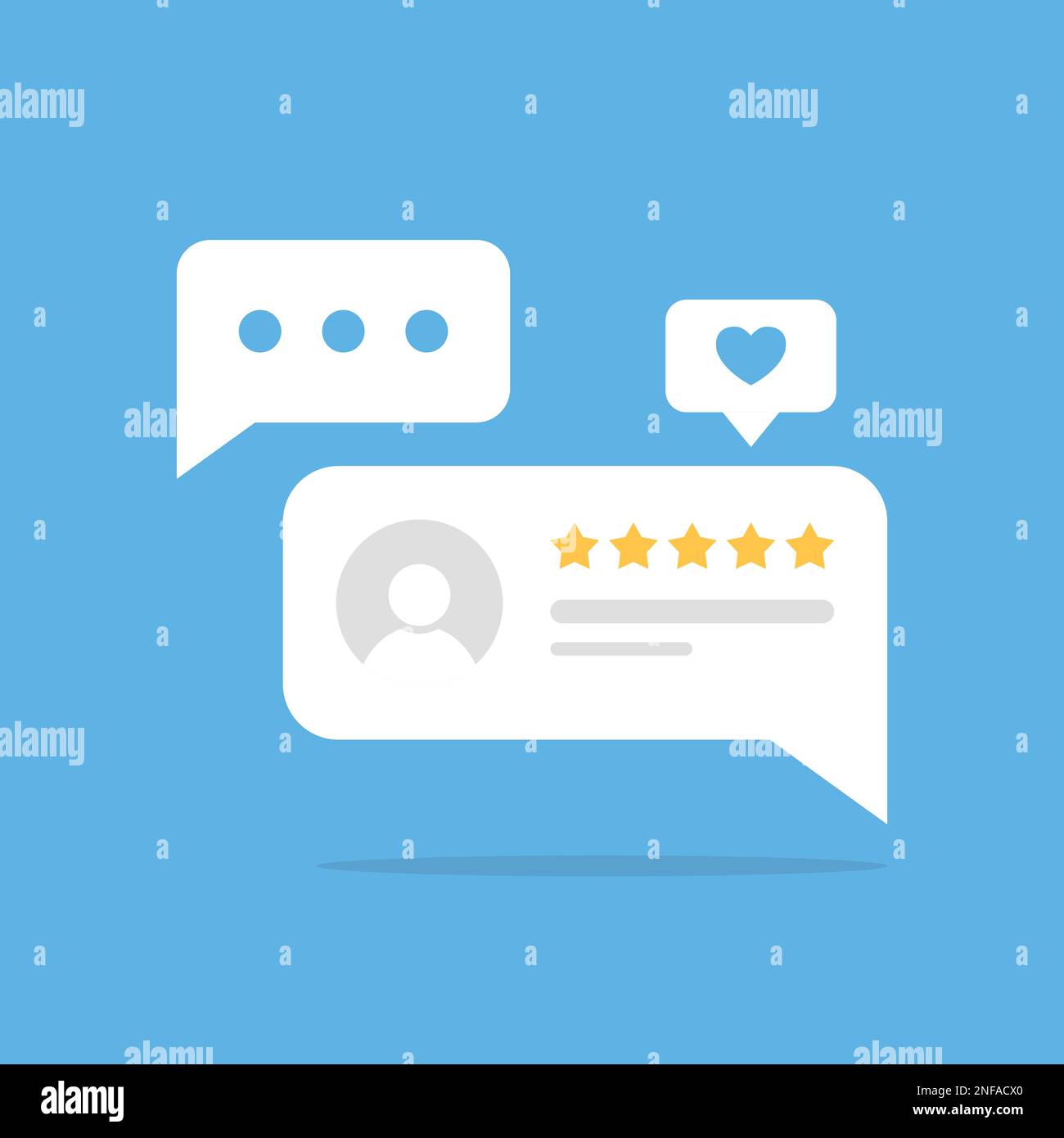 Client satisfaction icon flat design Stock Vector Images - Alamy