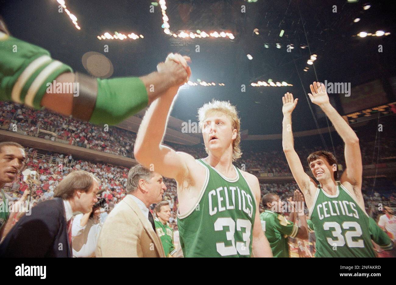 Kevin McHale, Boston Celtics Jersey Back Editorial Photography