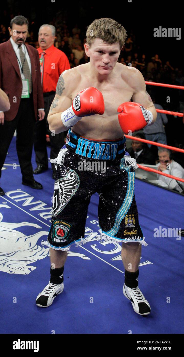 Ricky Hatton before his fight with Paulie Malignaggi in Las Vegas, Saturday, Nov. 22, 2008