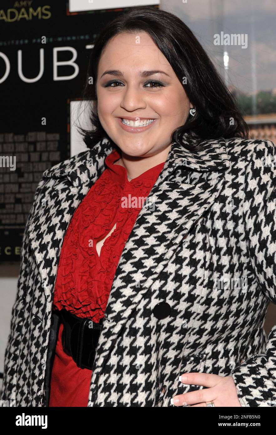Actress Nikki Blonsky attends a premiere for &lsquo;Doubt&rsquo; at the Paris