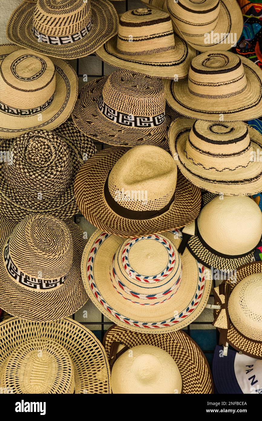 https://c8.alamy.com/comp/2NFBCEA/traditional-woven-hats-from-panama-for-sale-in-mi-pueblito-these-are-the-real-traditional-panama-hats-not-to-be-confused-with-the-white-straw-fed-2NFBCEA.jpg