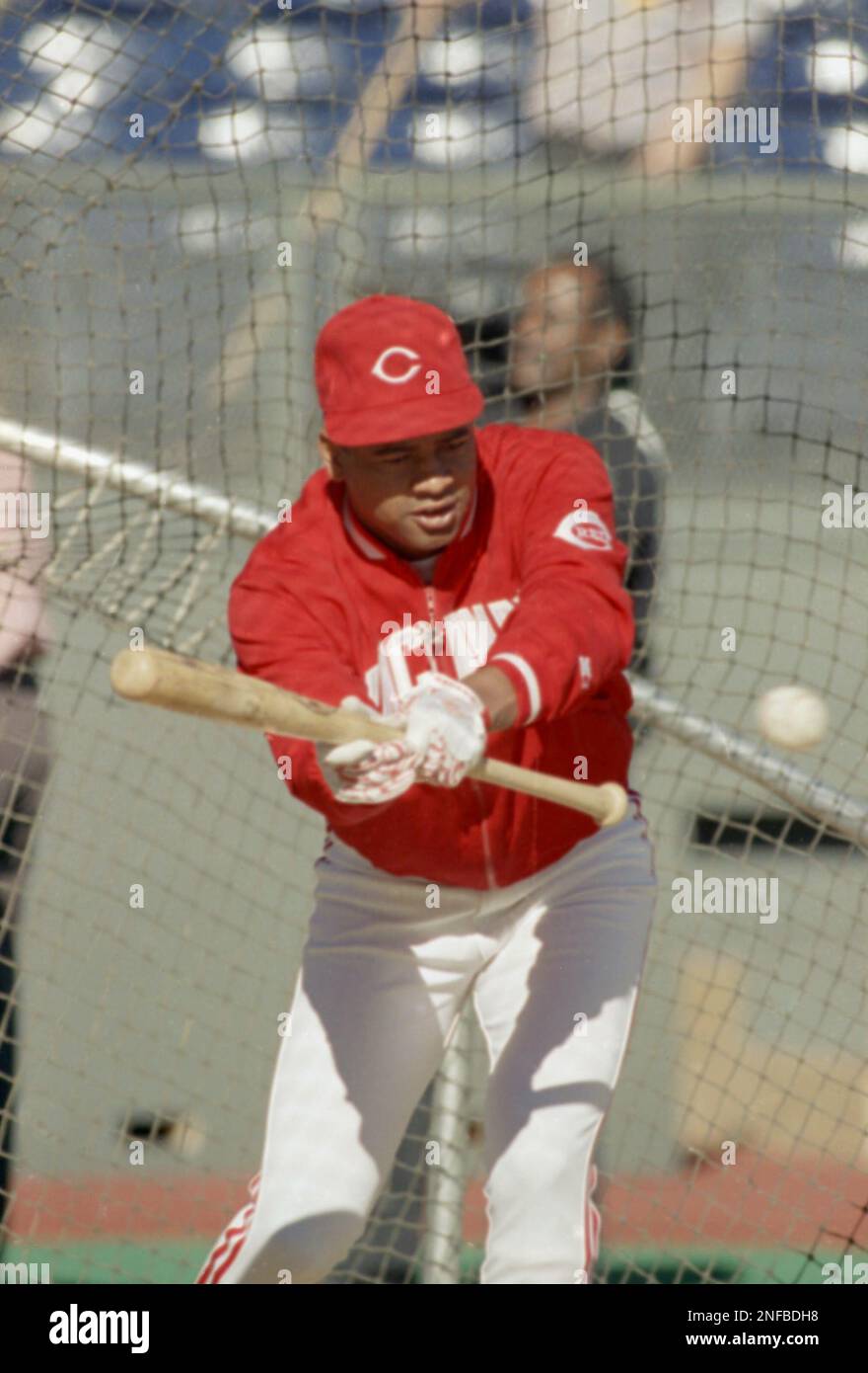 Cincinnati Reds pitcher Jose Rijo delivers in the early innings of World  Series game 4 in Oakland, Calif. Saturday, Oct. 20, 1990 against the  Athletics. (AP Photo/Rusty Kennedy Stock Photo - Alamy