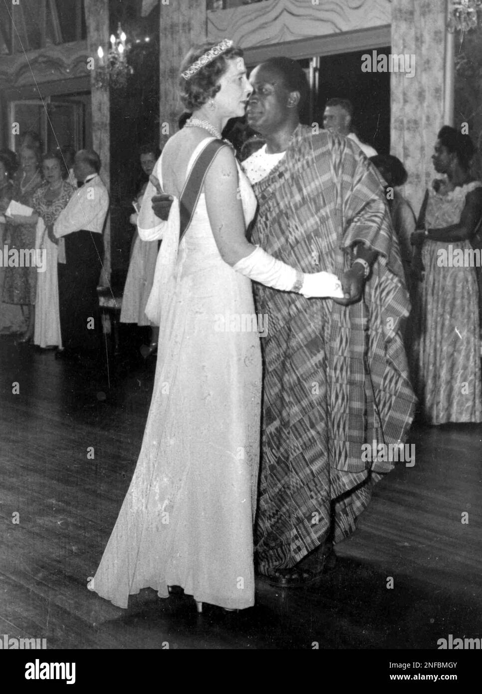 Image of Duchess of Kent dances with Kwame Nkrume first President of