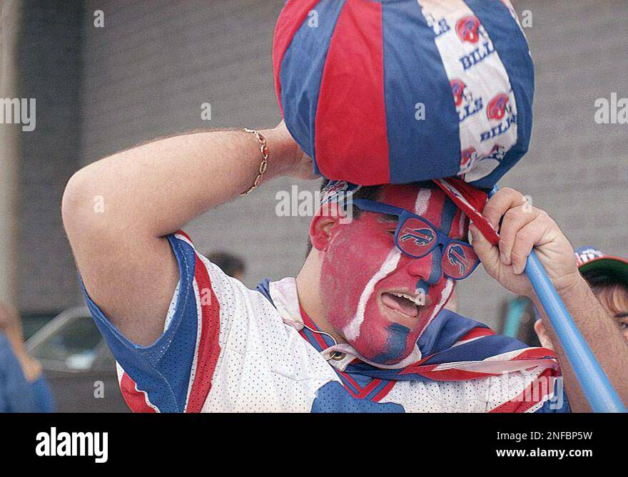 Wayne Brown of Buffalo, N.Y., who has been to the last four Super Bowls