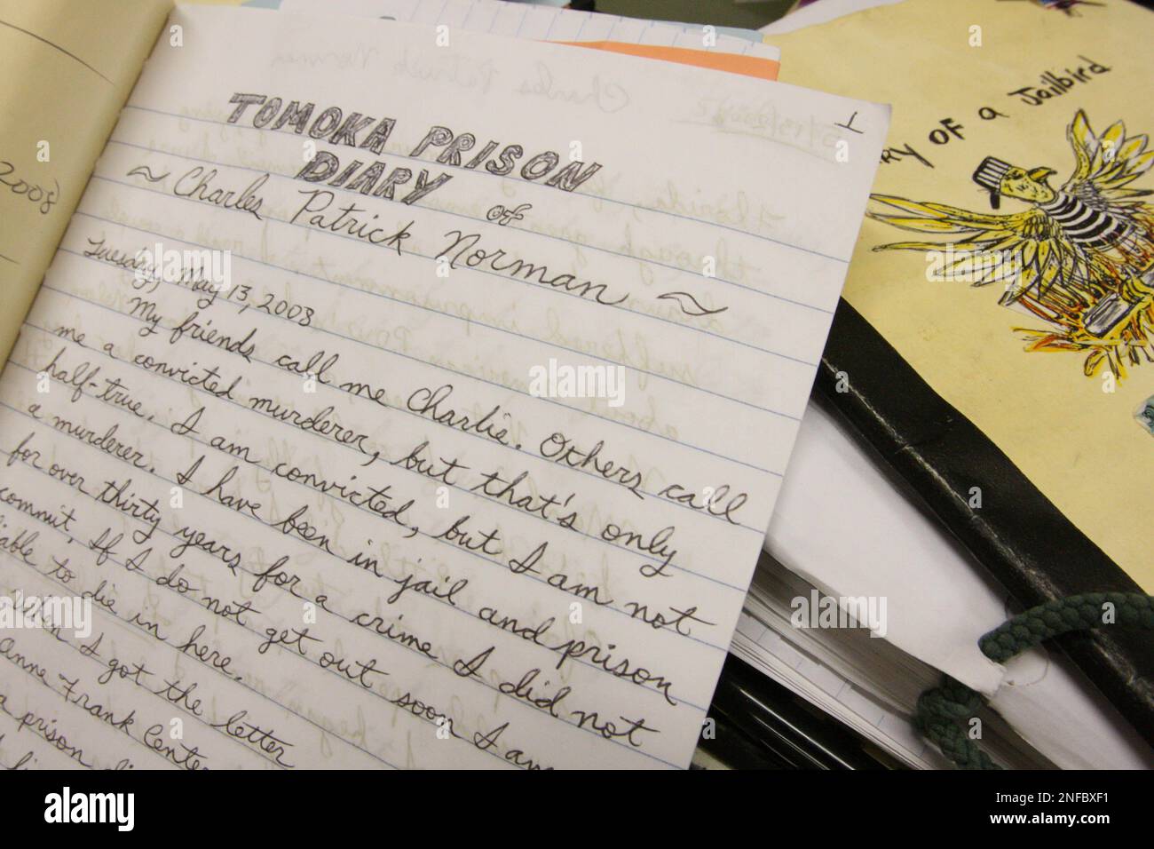 ** HOLD FOR STORY BY JESSICA GRESKO ** The first page of the diary of ...