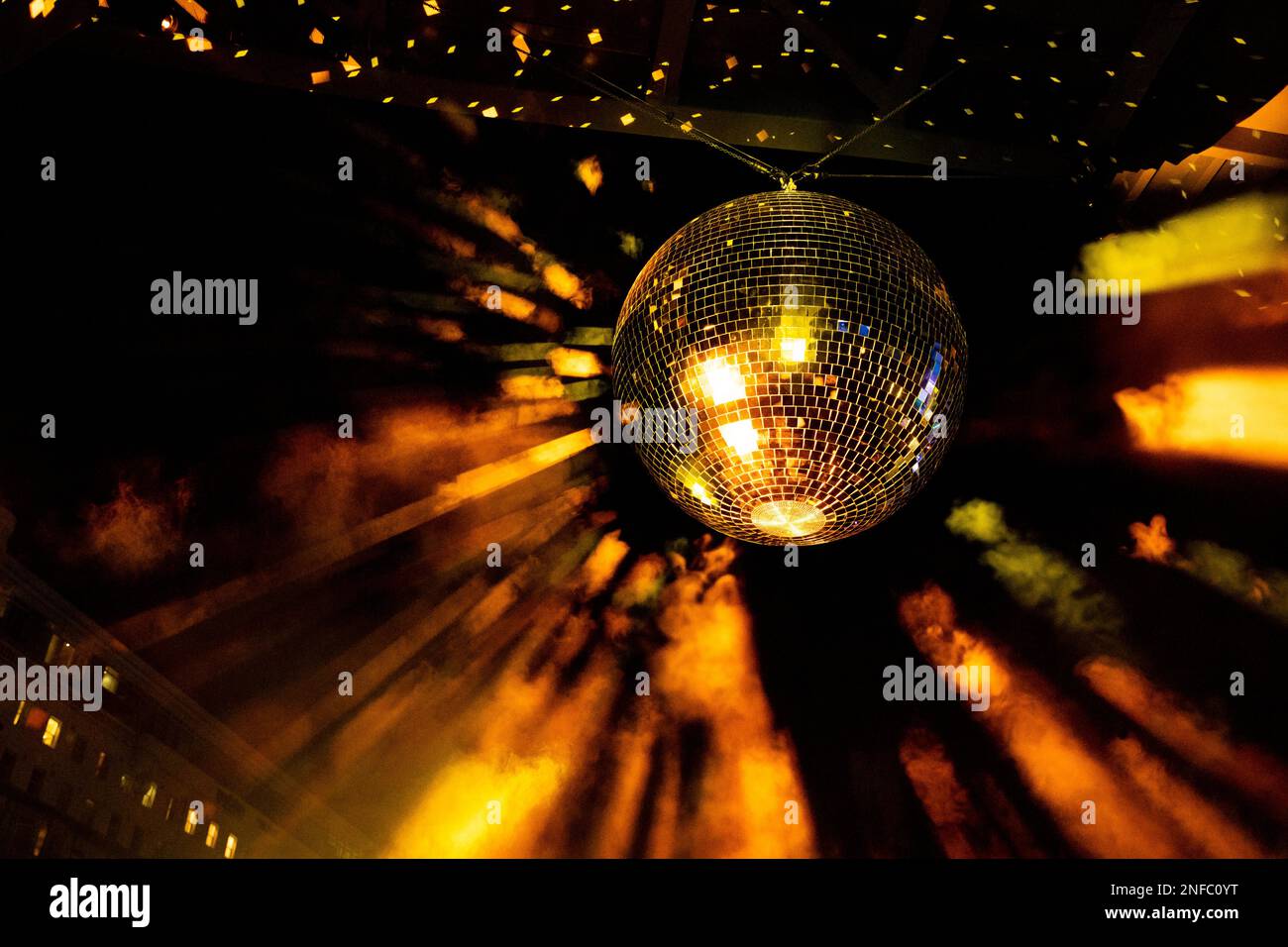 Mirrorball, Disco City, Luminocity 2023, Southend, Essex © Clarissa Debenham / Alamy Stock Photo