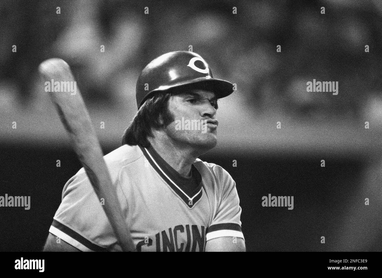 1980's Pete Rose Game Worn Cincinnati Reds Batting Practice Jersey