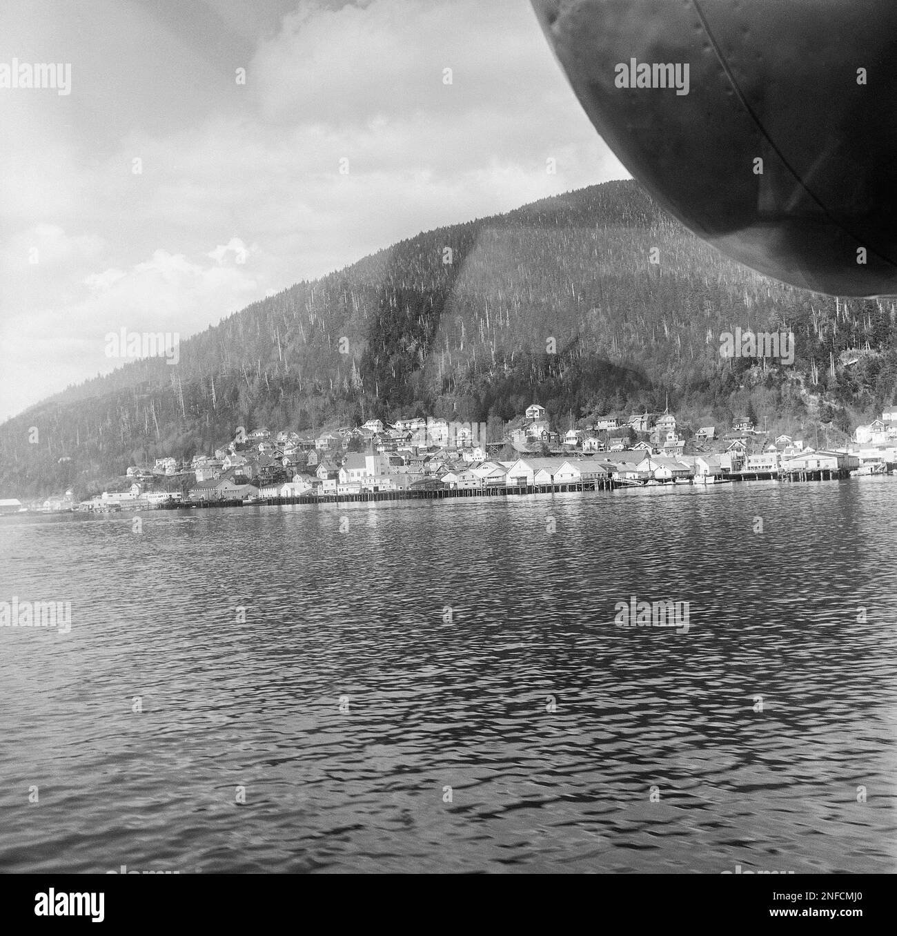 Photo shows an aerial shot from copilots seat of a Coastal Ellis