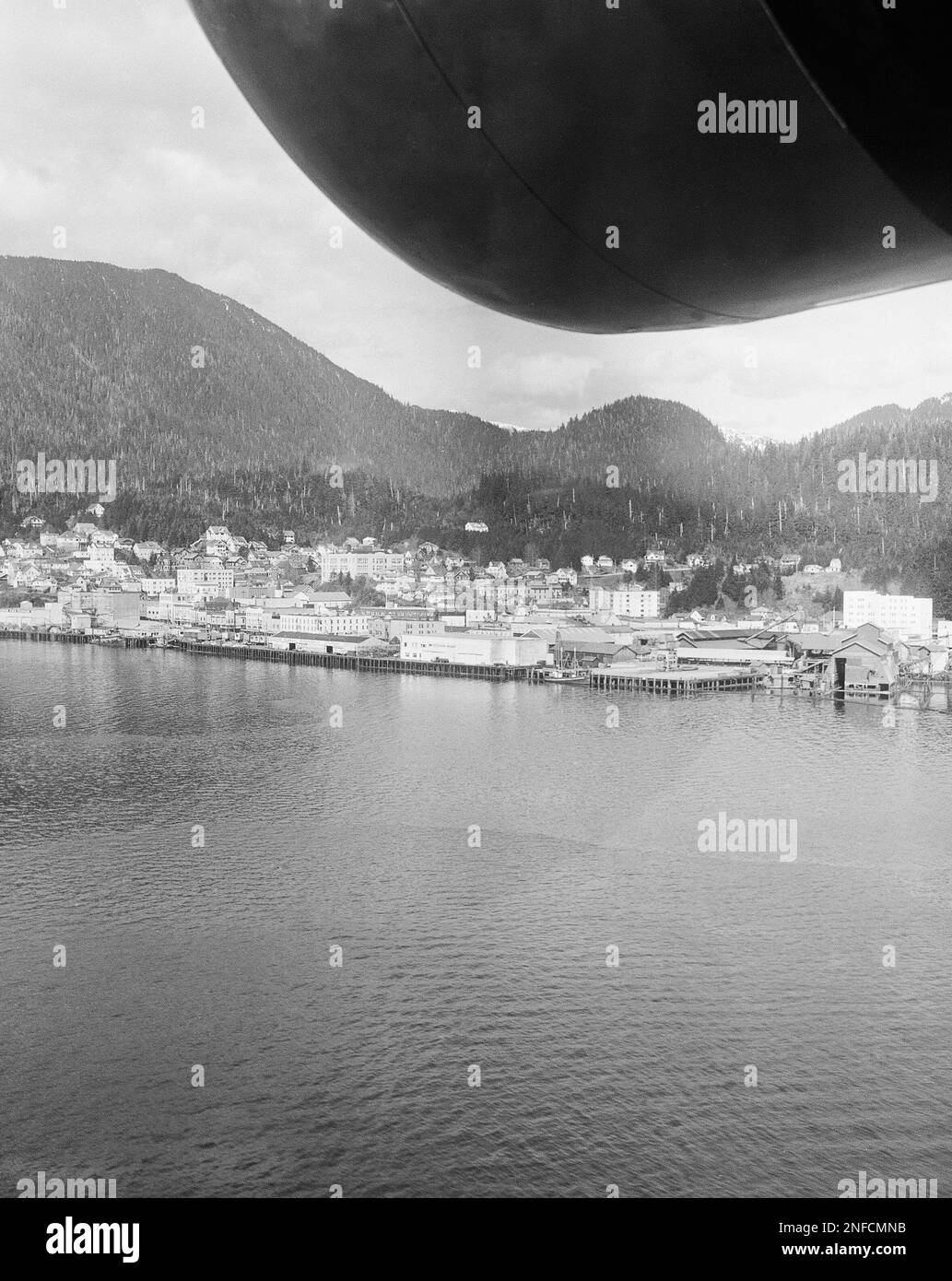Photo shows an aerial shot from copilots seat of a Coastal Ellis