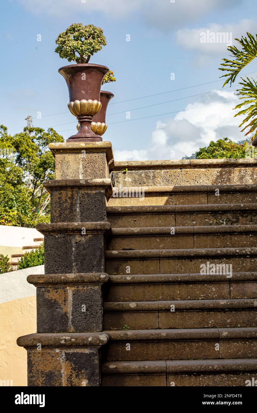 Details from the Jardines del Marquesado de la Quinta Roja, Teneˈɾife; Teneriffe, island, Canary