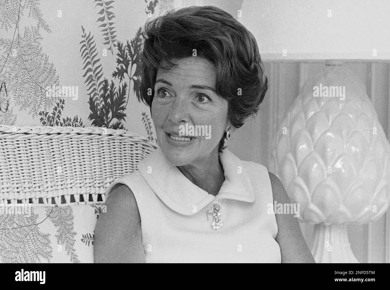 Nancy Reagan seen July 9, 1970, location unknown. The wife of Gov