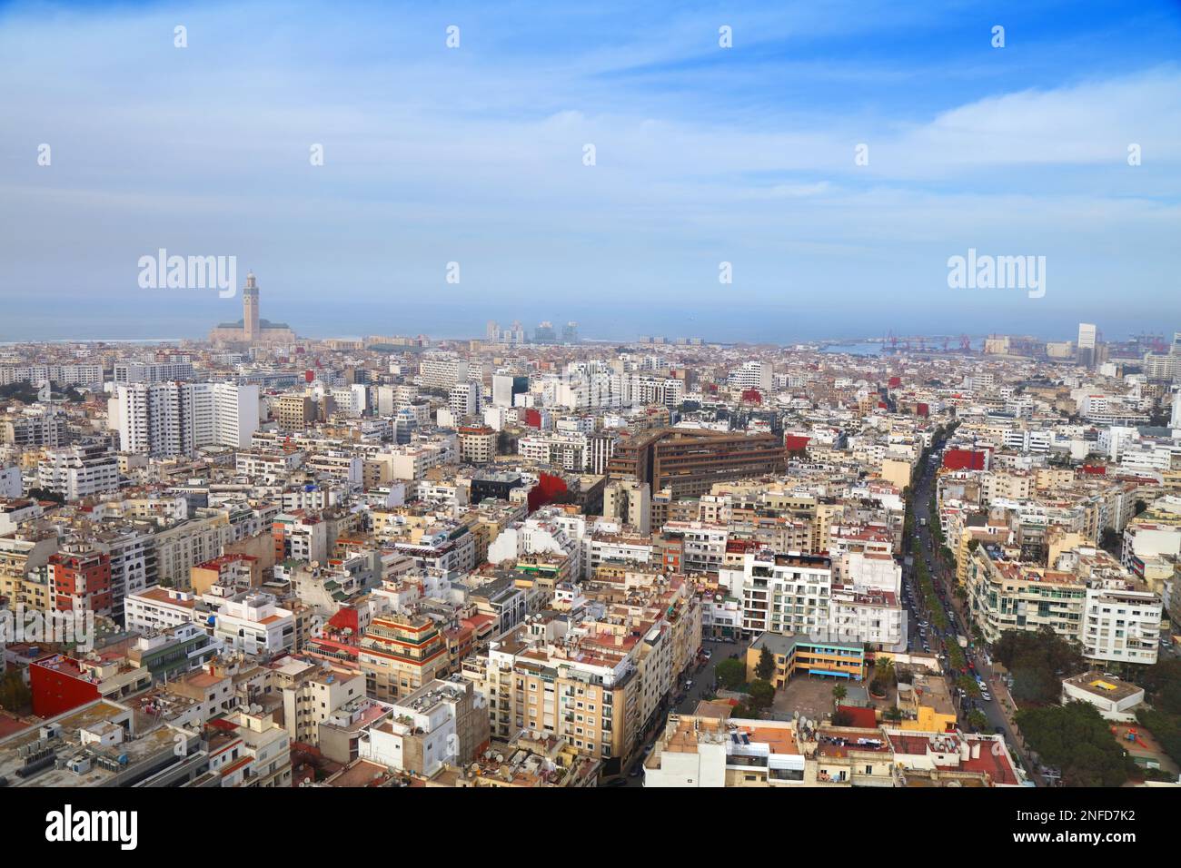 Casablanca, biggest city in Morocco. Cityscape of downtown Casablanca Stock Photo Alamy
