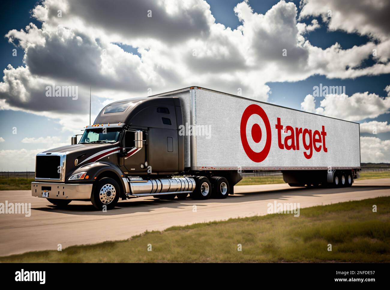 Delivery Truck for Target Corporation Stock Photo