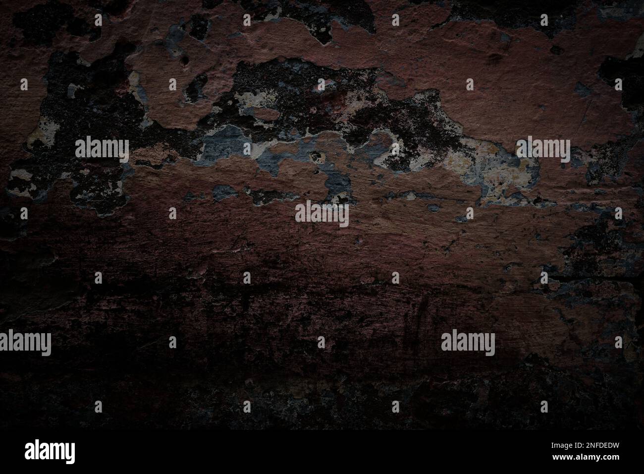 Dark wall background. Empty dark grunge texture. Stock Photo