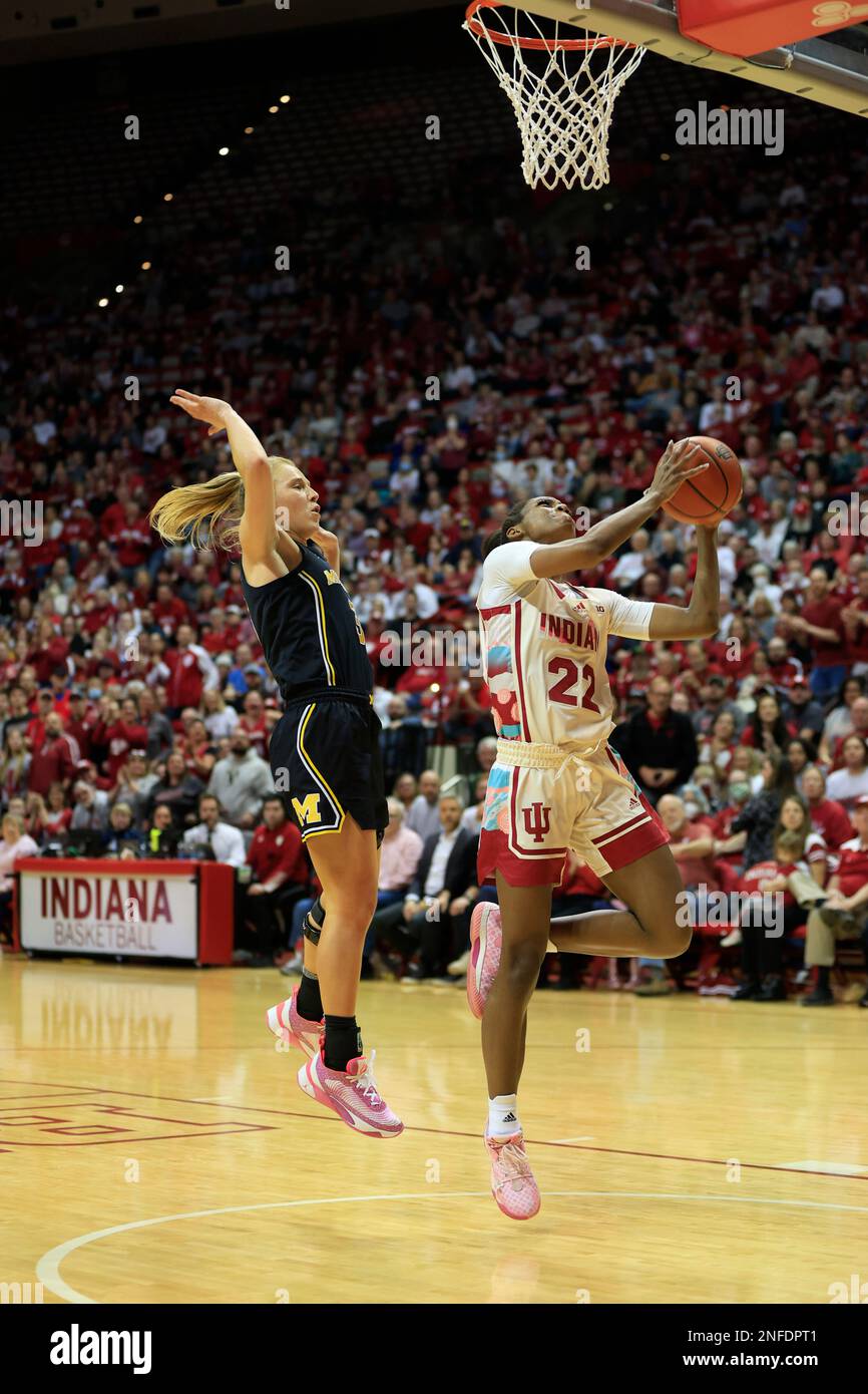 Bloomington, United States. 16th Feb, 2023. Indiana Hoosiers guard