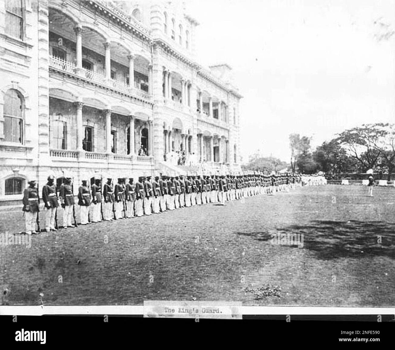 The Royal Guards of Hawaii Stock Photo Alamy