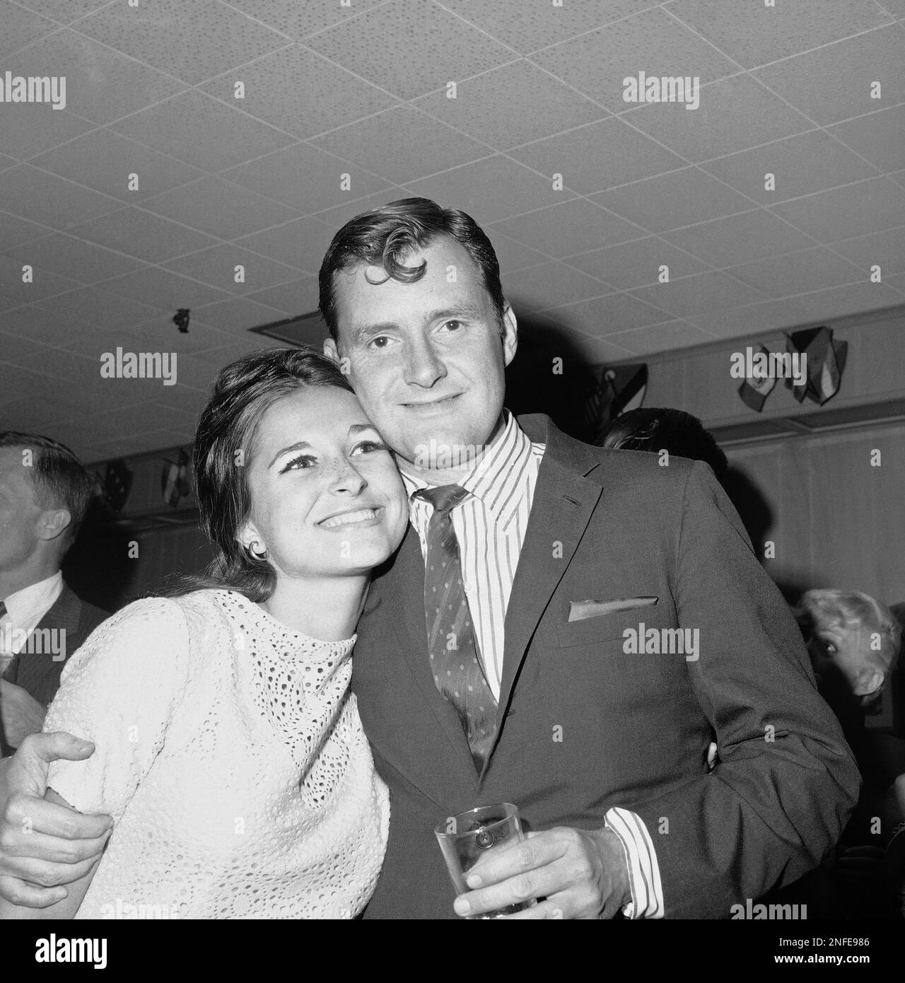 Actor Orson Bean and his fiancee, Carolyn Maxwell, who plan to be