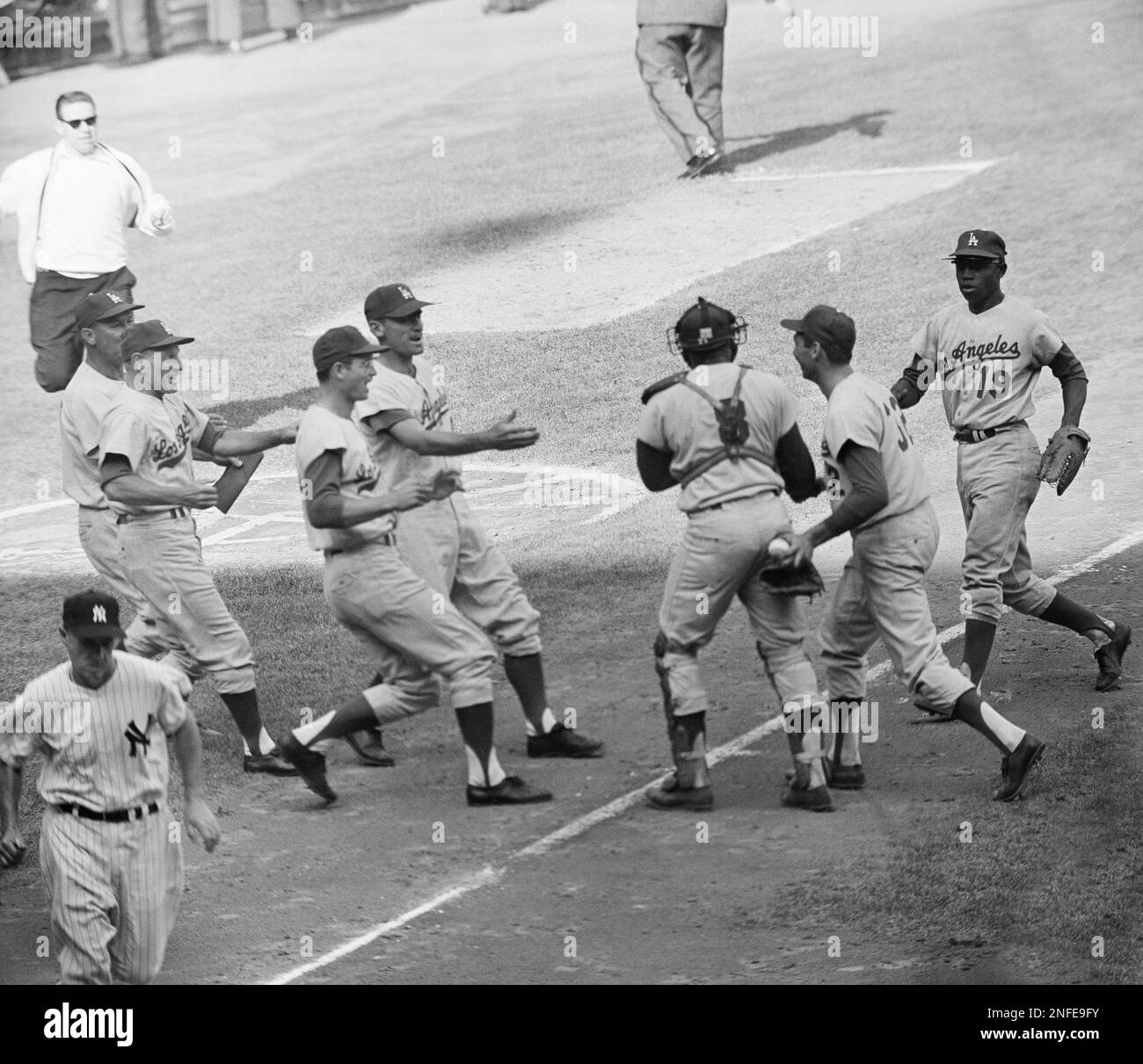 It was all happiness on the part of the Los Angeles Dodgers as they took  the first World Series game from New York Yankees at Yankee Stadium 5-2 in  New York on