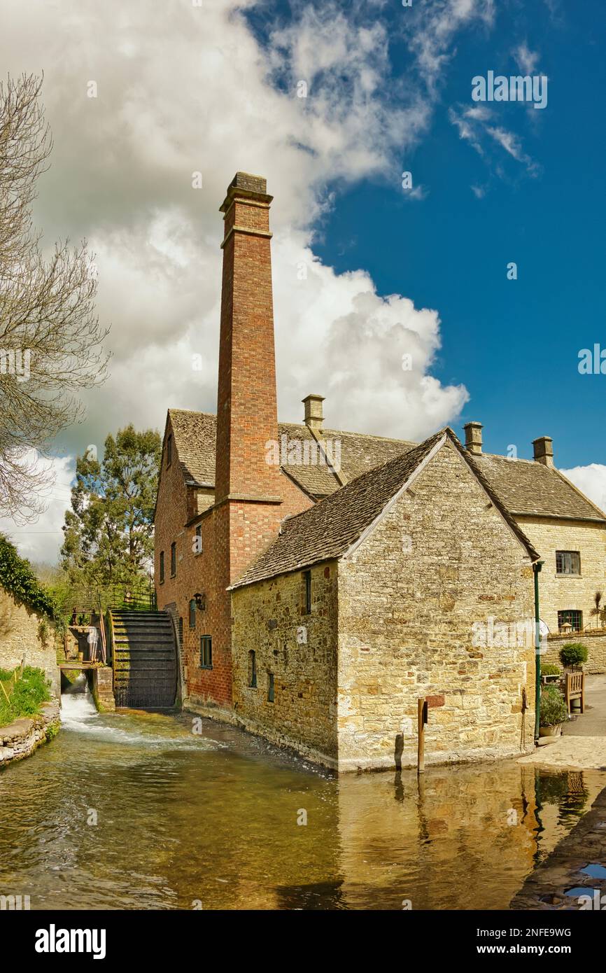 The Old Mill, Lower Slaughter, Gloucestershire, UK Stock Photo