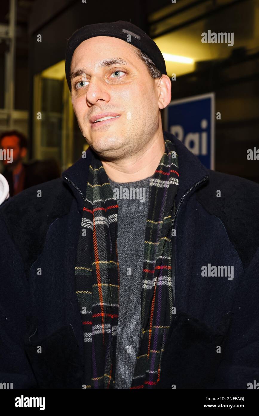 Milan, Italy. 18th Dec, 2022. Luca Marinelli attends Che Tempo Che Fa