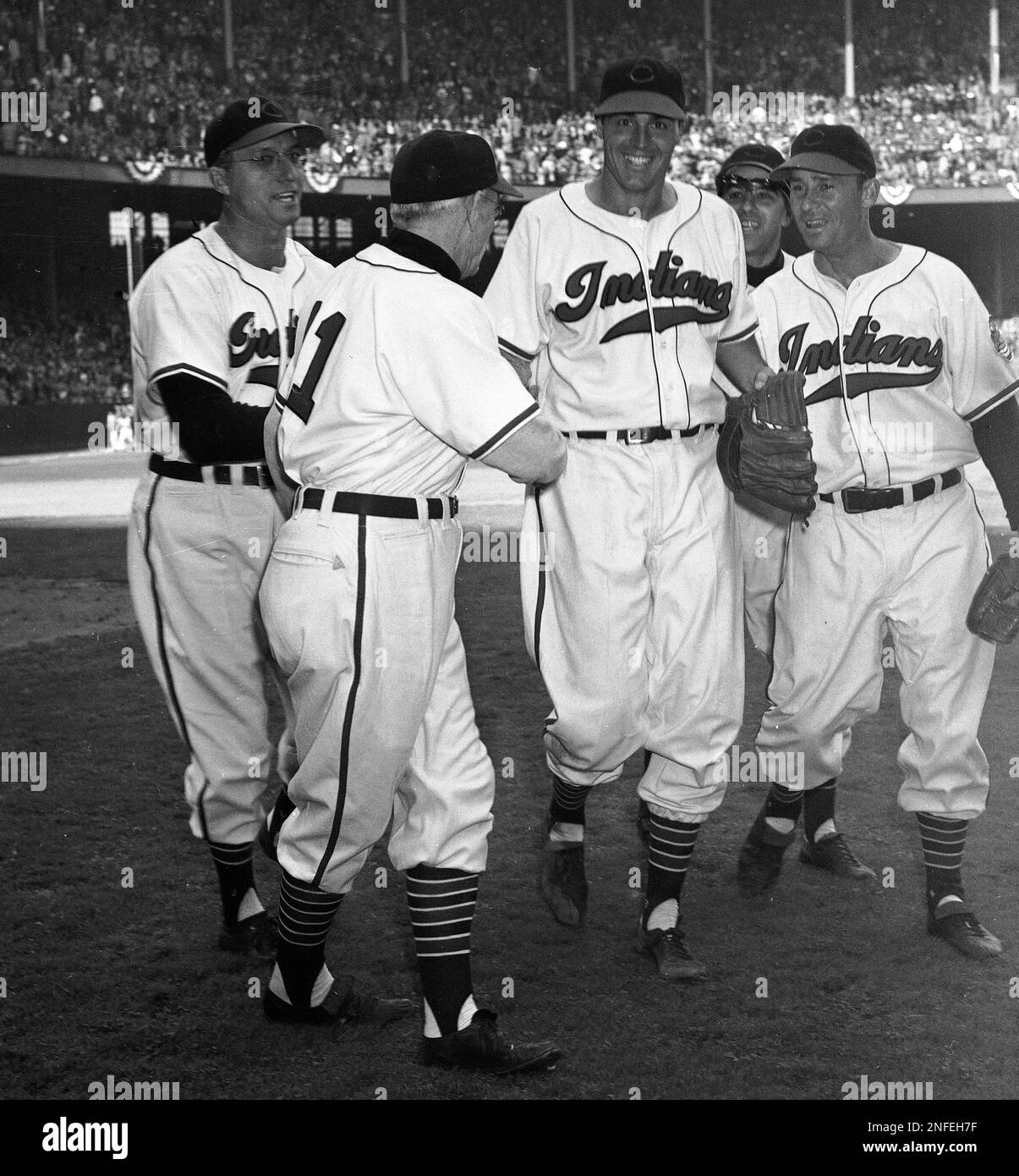 Uniforms worn for Boston Braves at Cleveland Indians on October 8