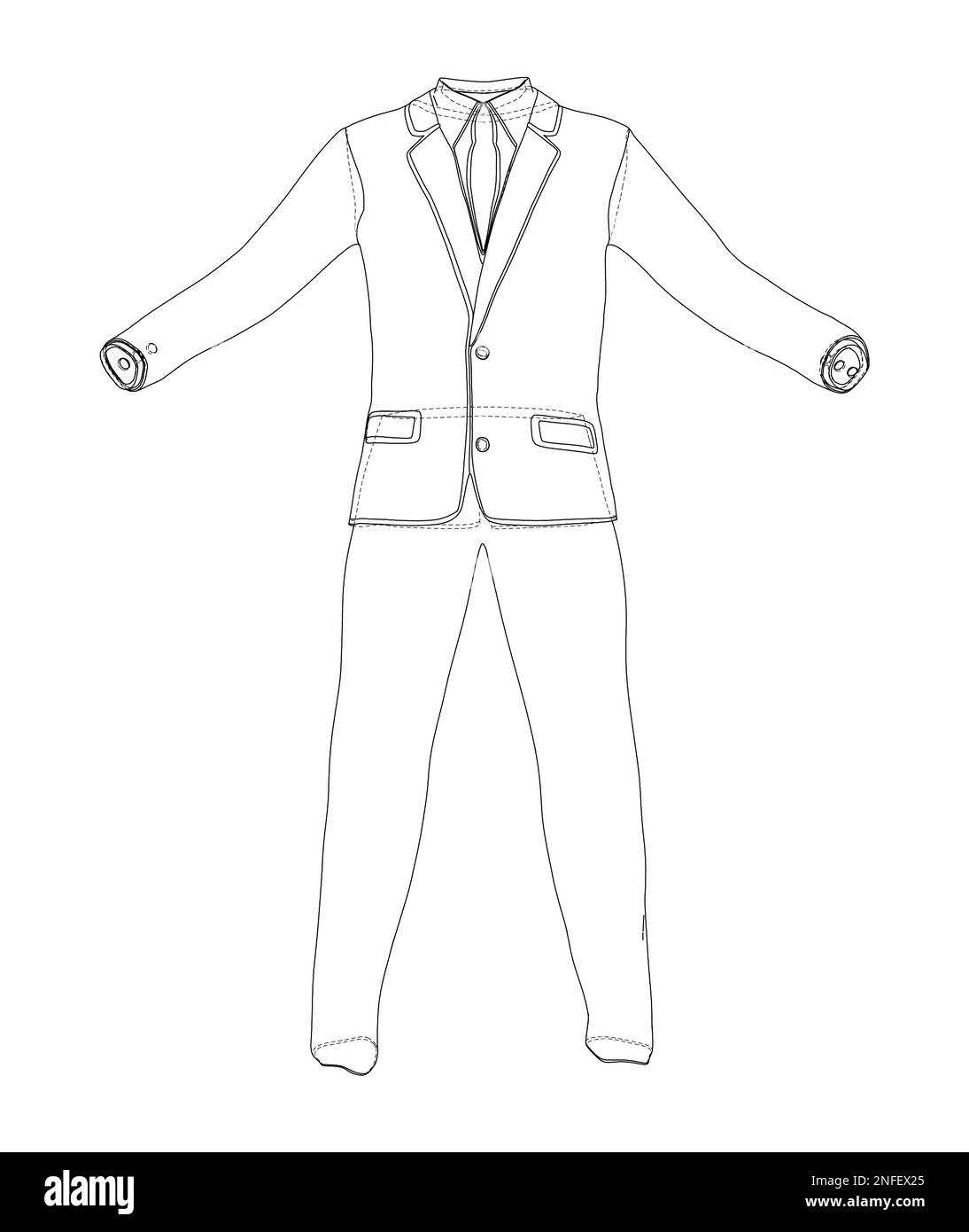 Man doll suit Cut Out Stock Images & Pictures - Alamy