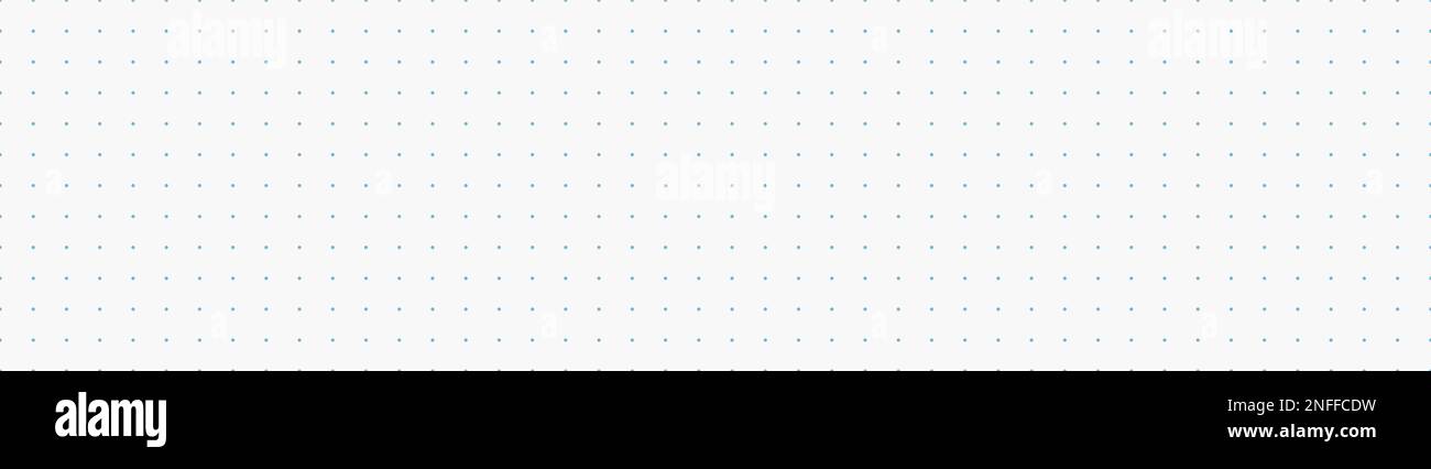Dotted and squared grid notebook seamless pattern for bullet journal. Black  point texture. Black dot grid for notebook paper. Grid paper sheet. Vector  illustration on white background 14435021 Vector Art at Vecteezy